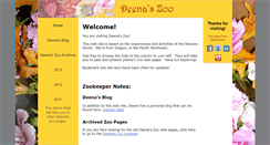 Desktop Screenshot of deenaszoo.com